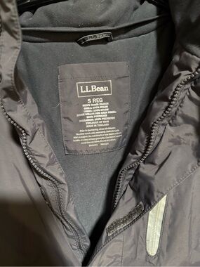 L.L. Bean Boys Black Puffer Jacket